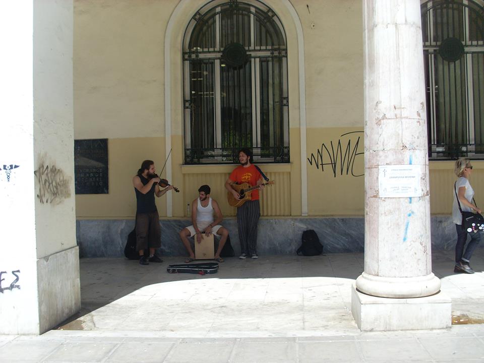Солун, Забавни музиканти на площад Аристотел
