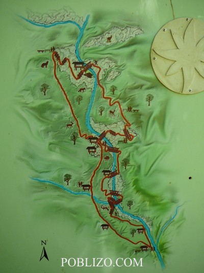 Карта на Екопътеката