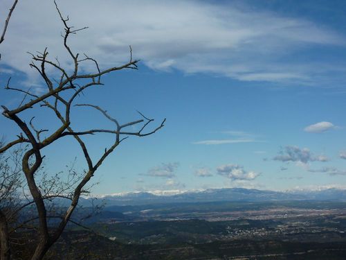 Панорамата към Пиренеите