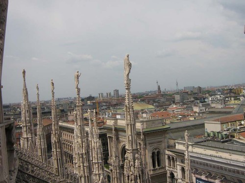 Изглед от покрива на катедралата