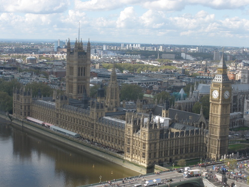 Лондон, сниман от Лондонското око – Англия – Лондон