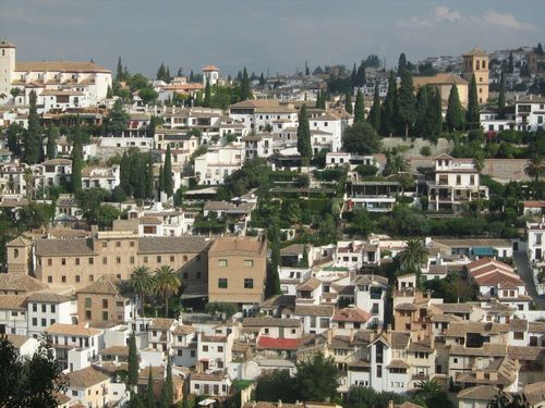 Гледката към стария квартал Албаисин