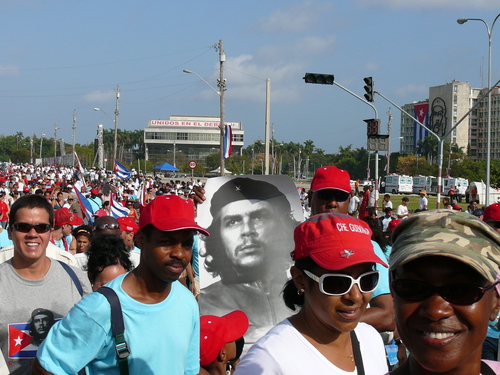 манифестация, Куба, 1 май