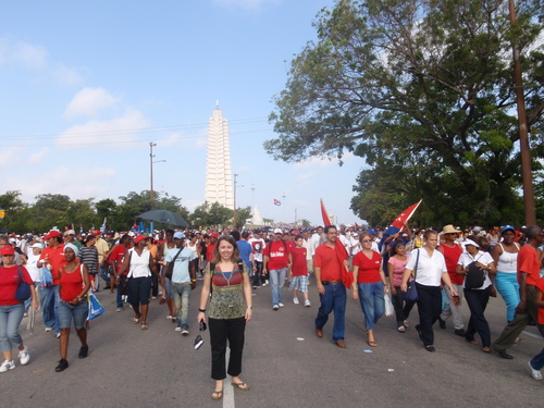 манифестация, Куба, 1 май