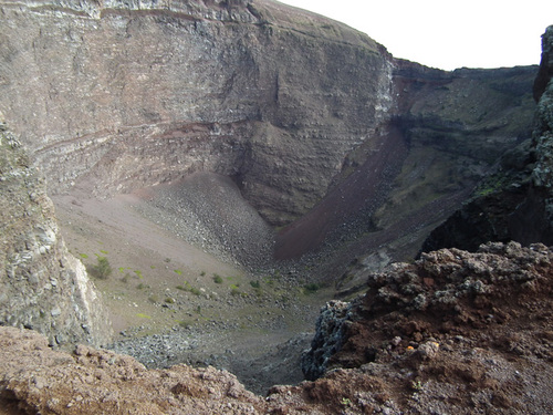 Везувий, кратера