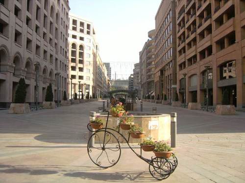 Пешеходната зона в центъра на Ереван