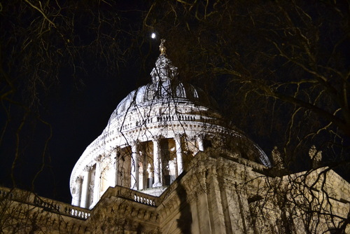 Лондон, Катедралата Свети Павел, по тъмно