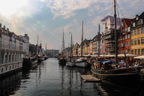 Дания, Копенхаген, пристанището Nyhavn
