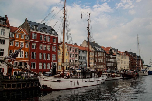 Дания, Копенхаген, пристанището Nyhavn